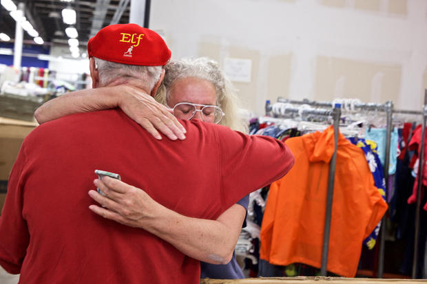 Secret Santa spreads holiday cheer to Texas town hit by Harvey