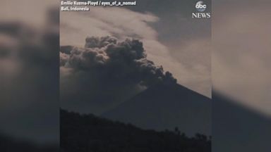 WATCH: Bali volcano captured in time lapse video