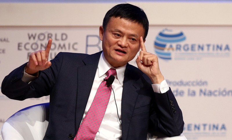 Alibaba Group Executive Chairman Jack Ma speaks during the Business Forum at the 11th World Trade Organization's ministerial conference in Buenos Aires