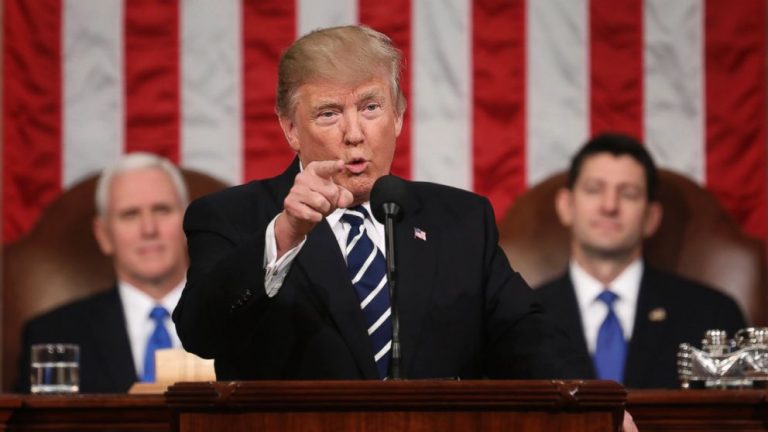 Amid turmoil, Trump seeking a reset with State of the Union