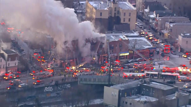 At least 23 hurt in 7-alarm fire in New York City