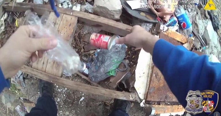 Baltimore cop indicted for video of alleged evidence planting