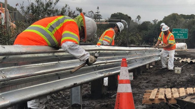 Calif. highway swamped by deadly mudslides reopens