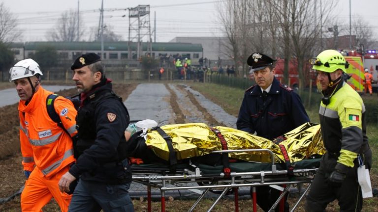 Commuter train crash in Milan kills at least 4