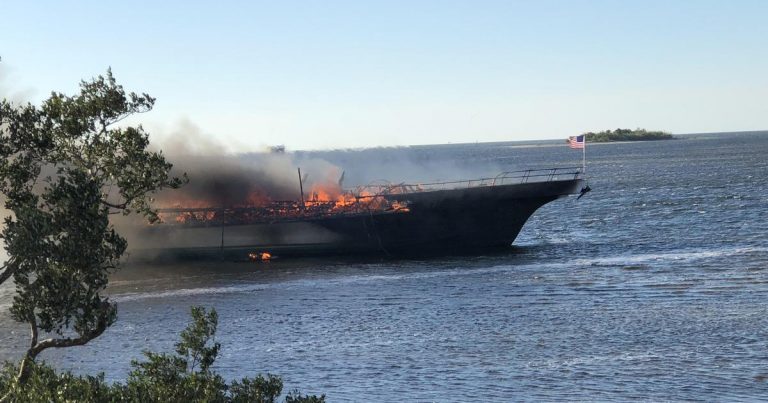 Crews rescue passengers after casino boat catches fire