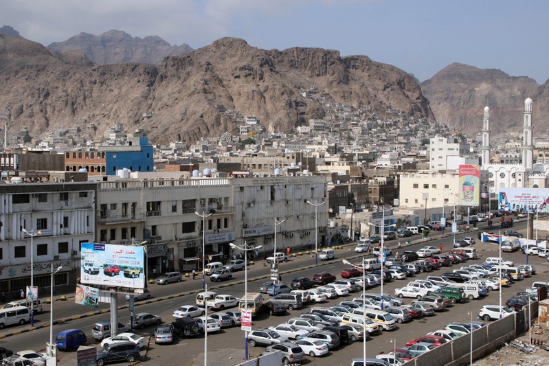 View of the southern port city of Aden