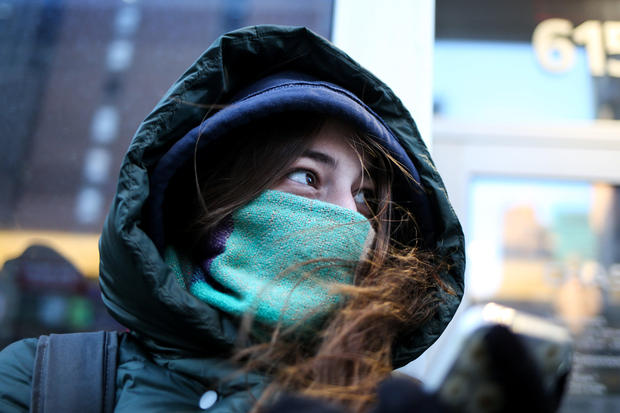 East Coast locked in wickedly cold weekend with bitter wind chills