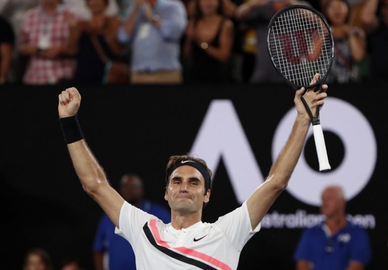 Federer fights off Cilic to win sixth Australian Open