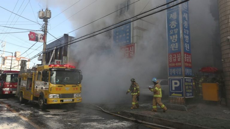 Fire at hospital kills 39, injures scores in South Korea