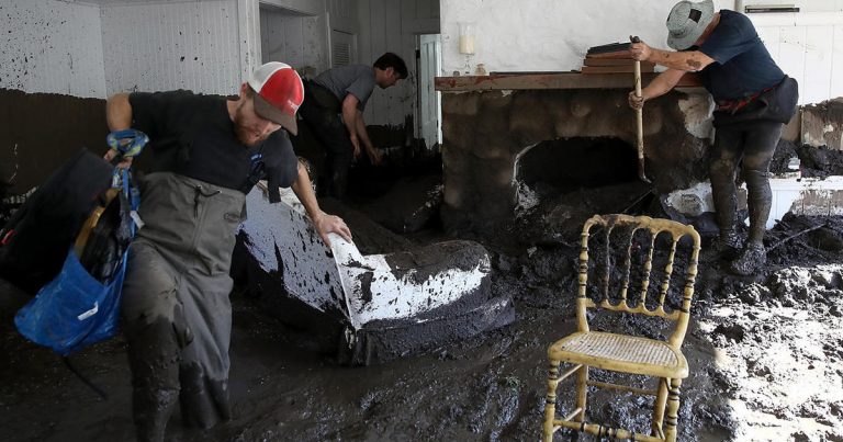 For first time since deadly Calif. mudslides, some residents return home