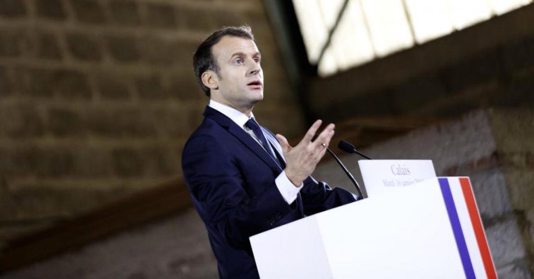 French leader Macron meets May in first official visit to the UK