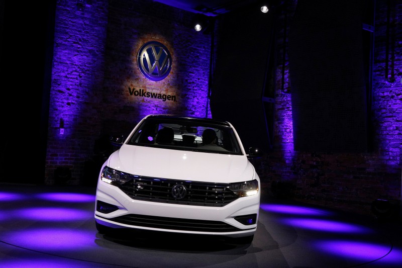 The 2019 Volkswagen Jetta is unveiled during a launch event at the North American International Auto Show in Detroit, Michigan