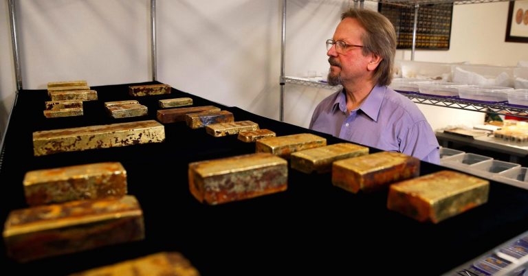 Gold treasure recovered from a 1857 shipwreck is set to make its debut