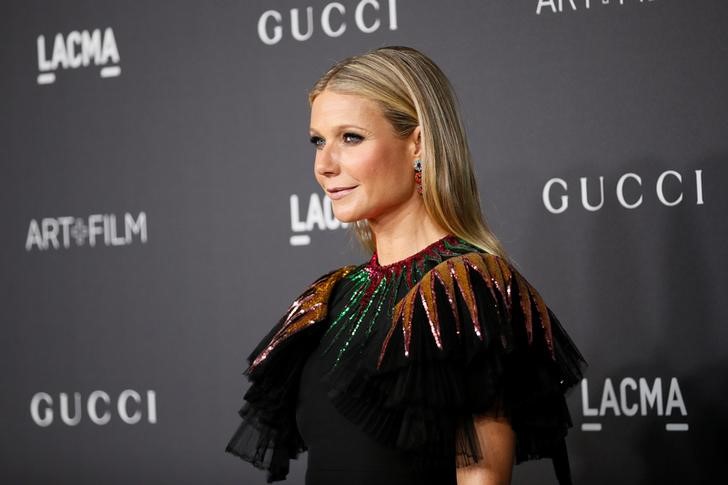 Actor Gwyneth Paltrow poses at the Los Angeles County Museum of Art (LACMA) Art+Film Gala in Los Angeles