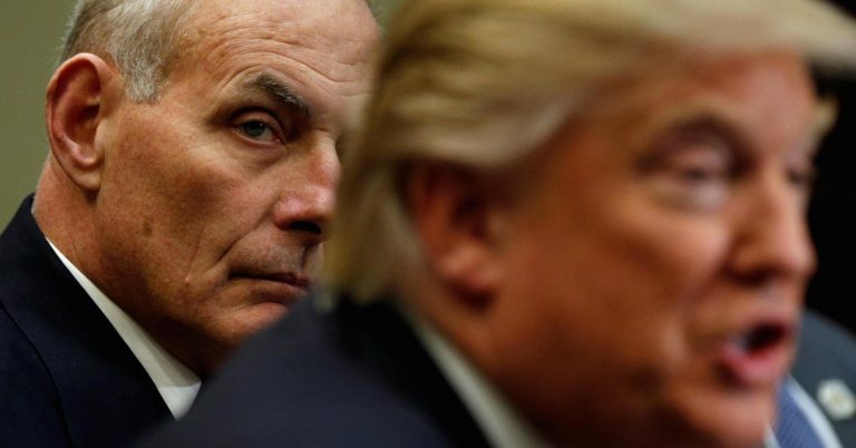 How Trump’s chief of staff, John Kelly, helped to kill a possible deal to fund the government