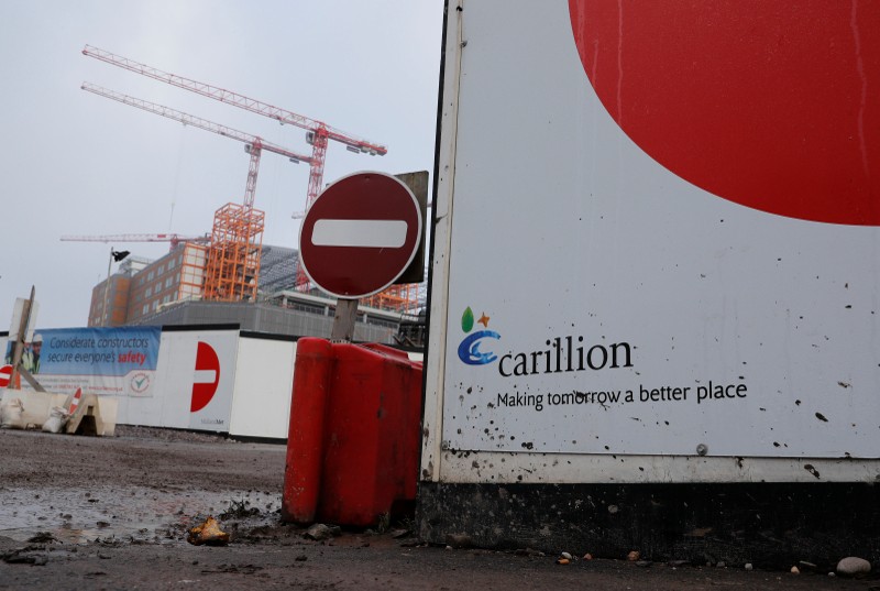 FILE PHOTO: Carillion's Midland Metropolitan Hospital construction site in Smethwick