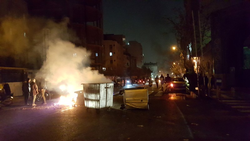 People protest in Tehran