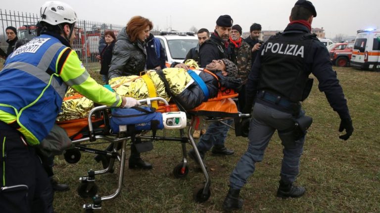 Italian train derails near Milan, 2 dead, many injured