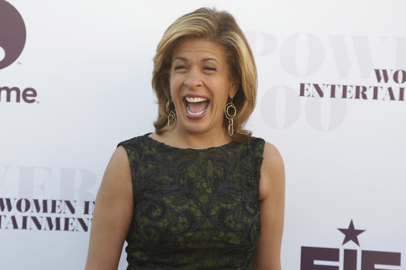 Television personality Hoda Kotb arrives at The Hollywood Reporter's 23rd annual Women in Entertainment breakfast, in Los Angeles