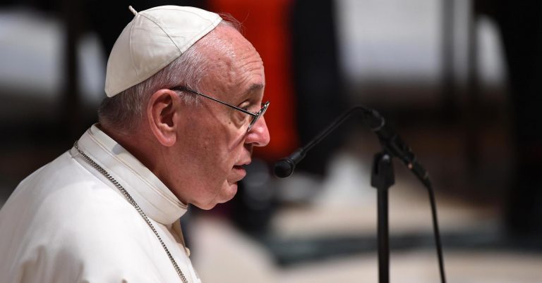 Pope Francis warns the world is at the brink of nuclear war