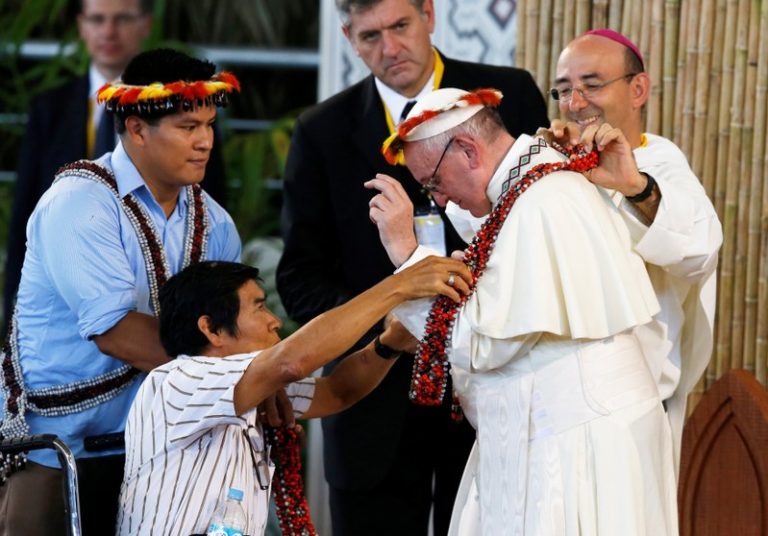 Protect the Amazon from big business and greed, Pope Francis urges