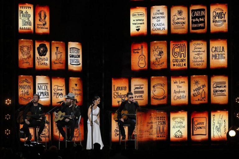 ‘Tears in Heaven’ as Grammy performers remember Las Vegas victims