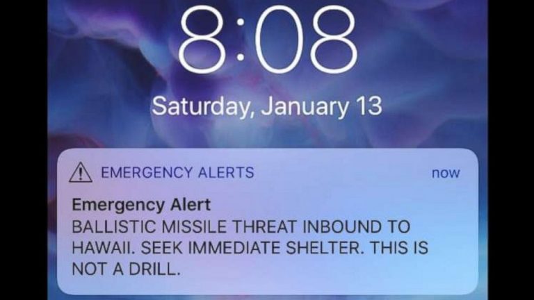 ‘This is not a drill’: Hawaii gets false alert of missile attack from ‘wrong button’