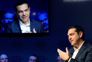 Turkey is an aggressive neighbor, Greek PM tells Europeans in Davos