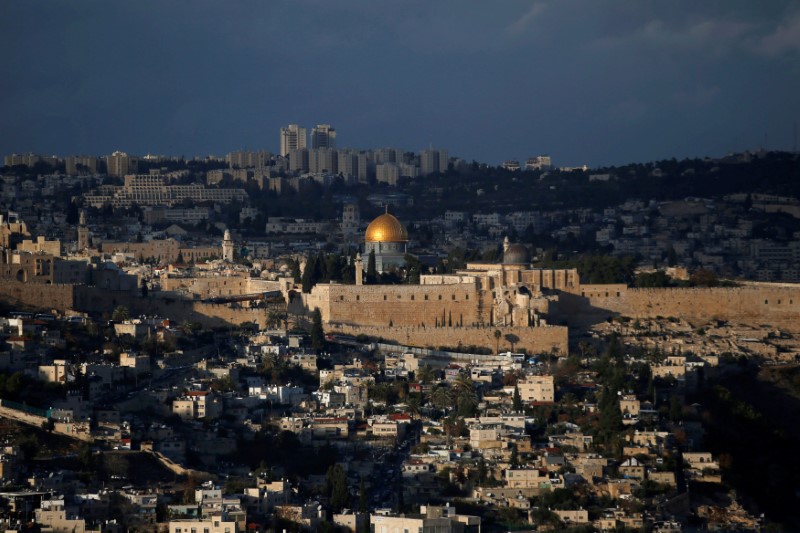 FILE PHOTO: A general view of Jerusalem shows the Dome of the Rock, located in Jerusalem's Old City on the compound known to Muslims as Noble Sanctuary and to Jews as Temple Mount