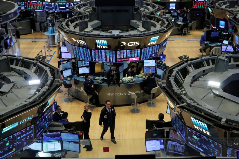 The trading floor is seen on the final day of trading for the year at the New York Stock Exchange (NYSE) in Manhattan, New York
