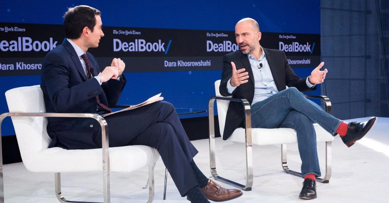 Uber CEO Dara Khosrowshahi talks tech at Davos