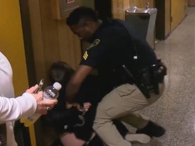 Video captures teacher in Louisiana handcuffed