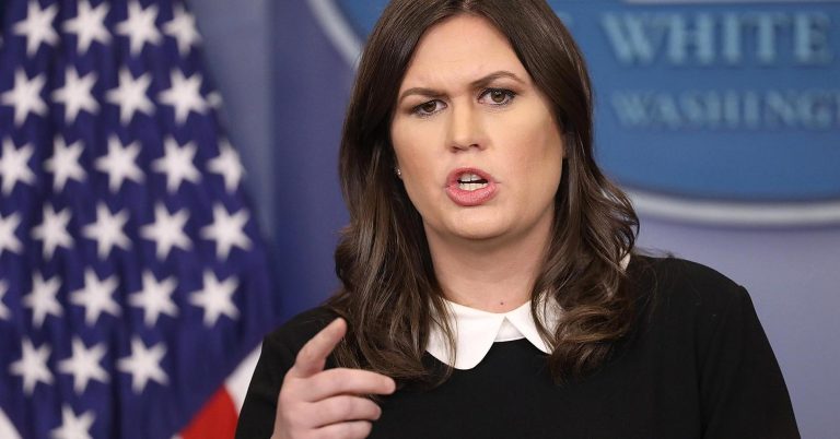 Watch White House’s Sanders brief reporters