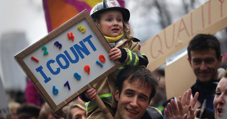 ‘We’re not going anywhere’: The 2018 women’s marches show the movement’s endurance