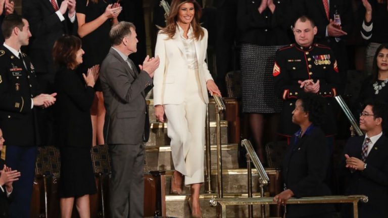 Why did Melania wear white? Some see hidden meanings