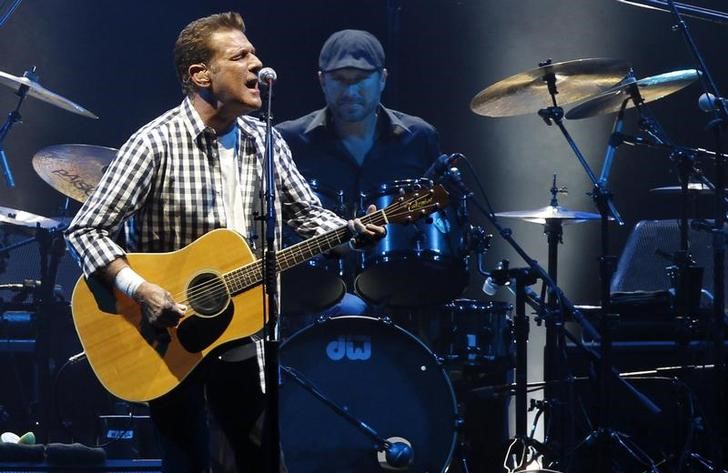 FILE PHOTO - Glenn Frey of the rock group 'The Eagles' performs at a concert in honour of Monaco's Prince Albert II and his fiancee Charlene Wittstock at the Stade Louis II stadium in Monaco