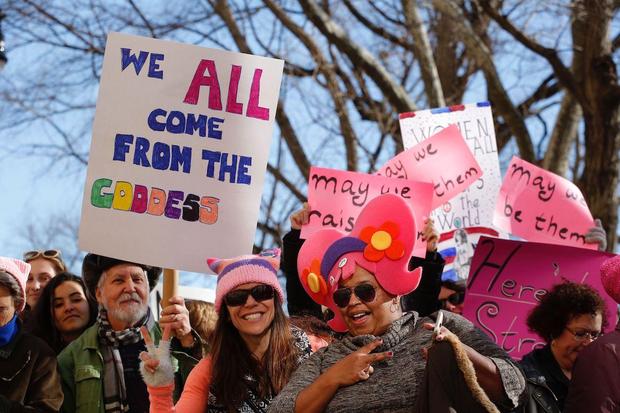Women’s March rallies mark first anniversary of Trump’s inauguration