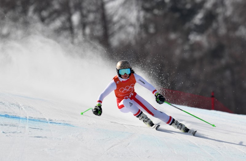 Olympics: Alpine Skiing-Ladies' Downhill Training