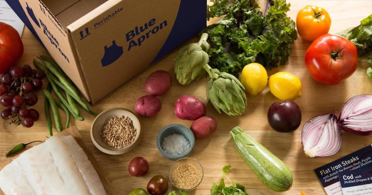 Blue Apron shares spike on earnings beat, improvements at New Jersey facility