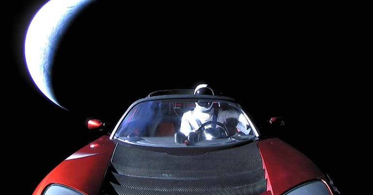 Elon Musk shares the epic last photo of ‘Starman’ in the red Tesla he shot into space