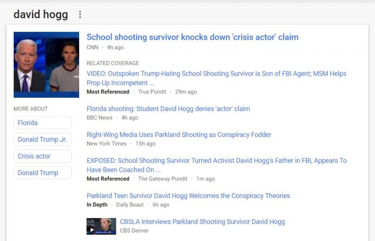 Fake news video on Florida school shooting briefly becomes top trending video on YouTube