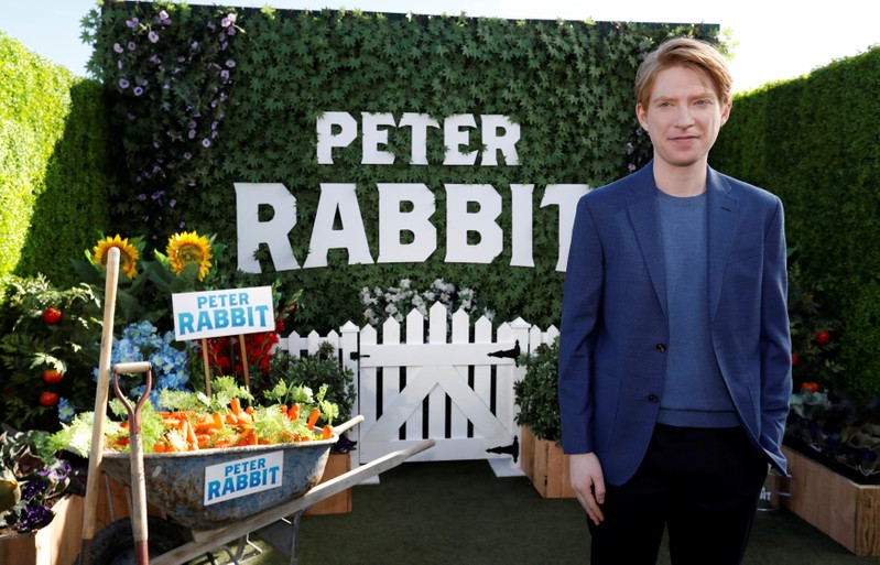 Cast member Gleeson poses at a photo call for the movie 
