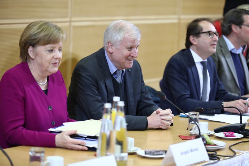 Coalition talks at the SPD headquarters in Berlin