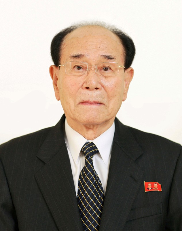 FILE PHOTO: Kim Yong Nam, a member of the Presidium of the Political Bureau of the C. C., the WPK, is pictured in this KCNA handout photo