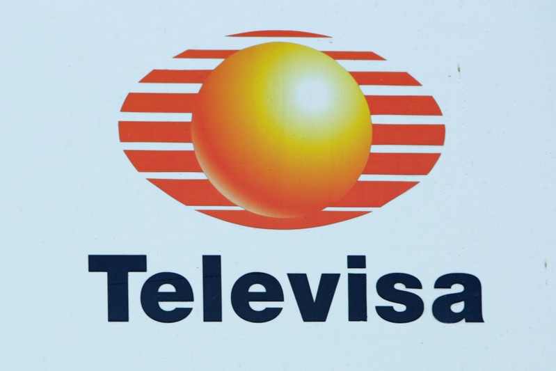 FILE PHOTO: Logo of broadcaster Televisa is pictured at a truck in Ciudad Juarez