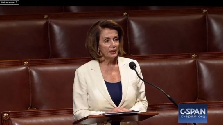 Pelosi surpasses two hours in immigration speech on House floor