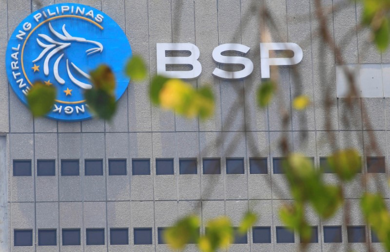 A logo of the Bangko Sentral ng Pilipinas (Central Bank of the Philippines) is seen at their headquarters in Manila