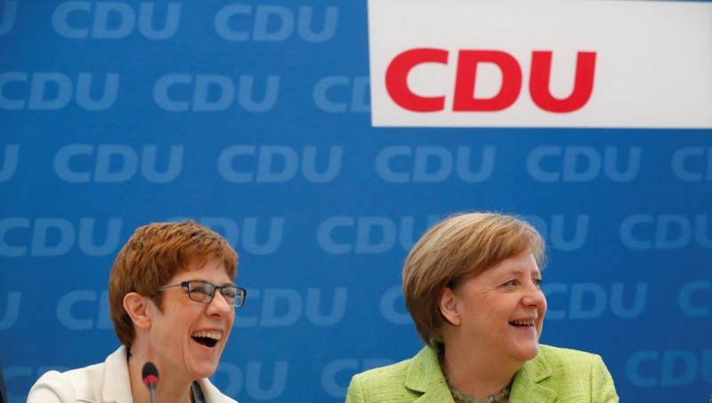 FILE PHOTO: Reactions after Saarland state elections in Berlin