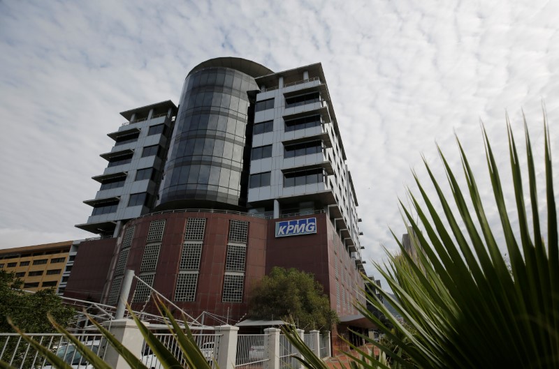 FILE PHOTO: The offices of auditors KPMG are seen in Cape Town, South Africa