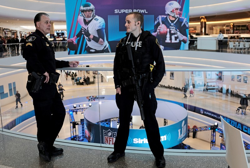 FILE PHOTO: Super Bowl promotions at the Mall of America in Minneapolis